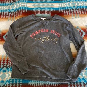 NWOT Pumpkin Spice and Everything Nice Sweatshirt